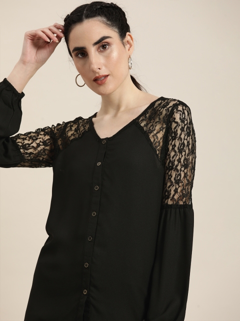 

Moda Rapido Black Regular Top