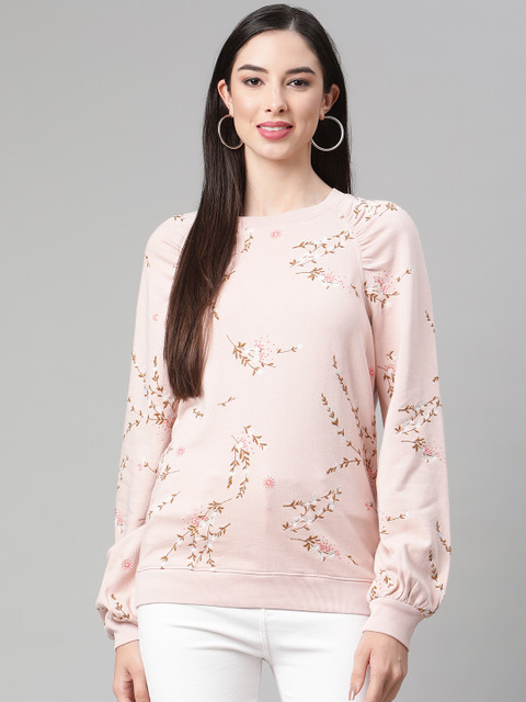 

Marks & Spencer Pink Floral Regular Top
