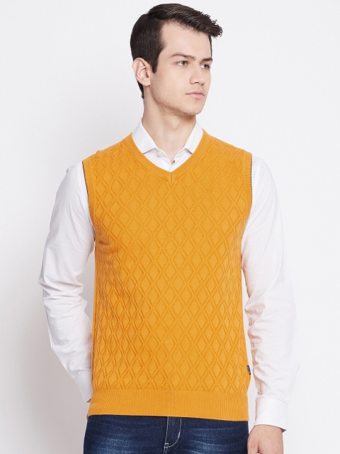 

Octave Men Mustard Sweater Vest