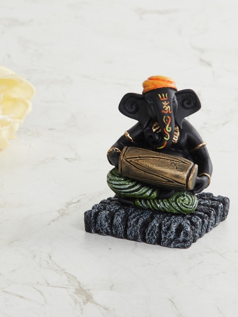 

Home Centre Unisex Black & Brown Table Ganesha Figurine