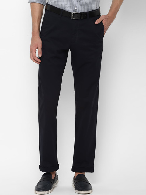 

Allen Solly Men Black Solid Trousers