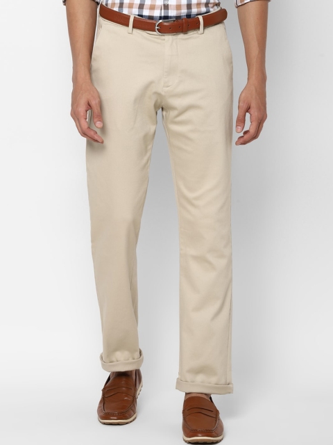 

Allen Solly Men Beige Trousers