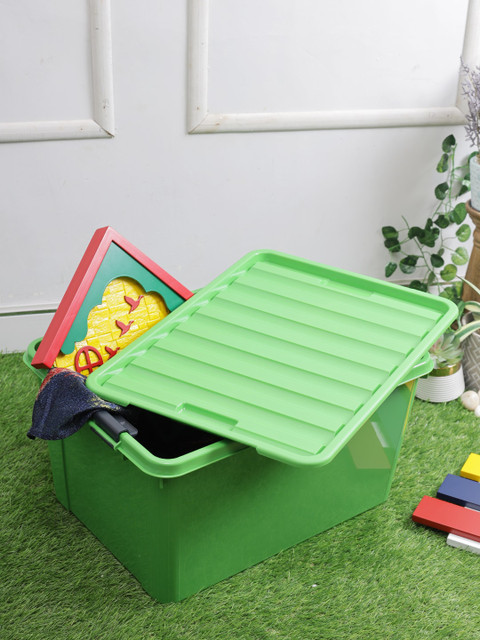 

Lock & Lock Green Solid Inplus Easy Clip Multipurpose Storage Box