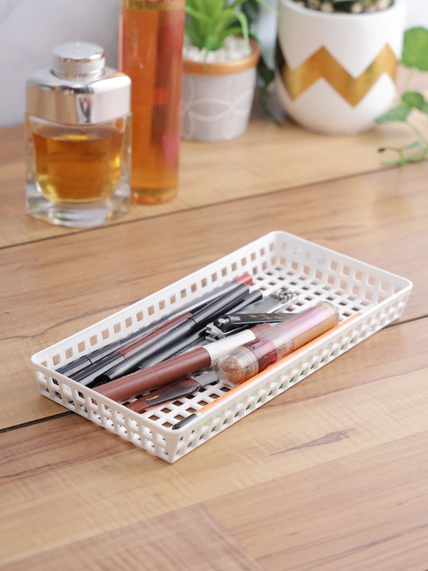 

Lock & Lock White Small Slim Fashion Basket For Home