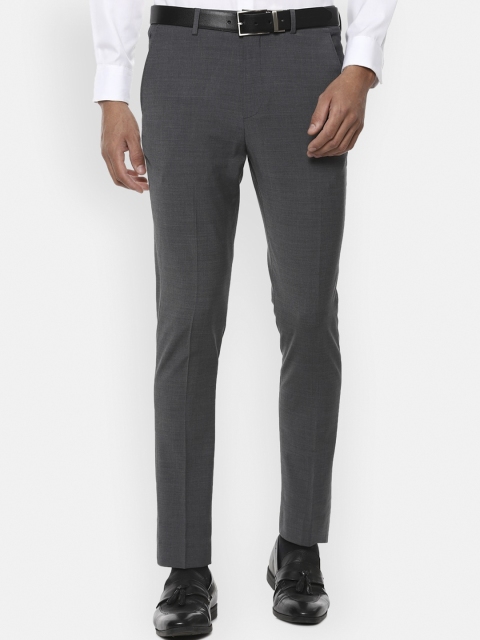 

Louis Philippe Permapress Men Grey Formal Trousers