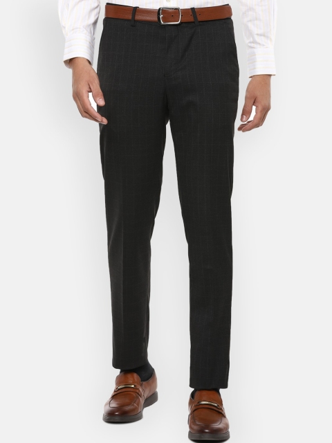 

Louis Philippe Men Black Slim Fit Formal Trousers