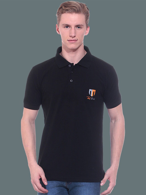 

Ted Smith Men Black Sports T-shirt