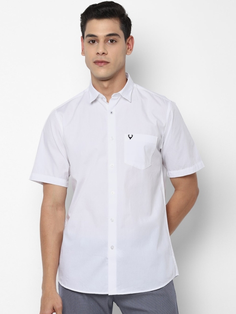 

Allen Solly Men White Slim Fit Opaque Casual Shirt
