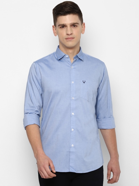 

Allen Solly Men Blue Slim Fit Opaque Casual Shirt