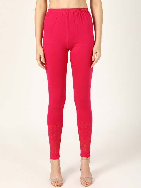

V2 Value & Variety Women Pink Solid Ankle-length legging