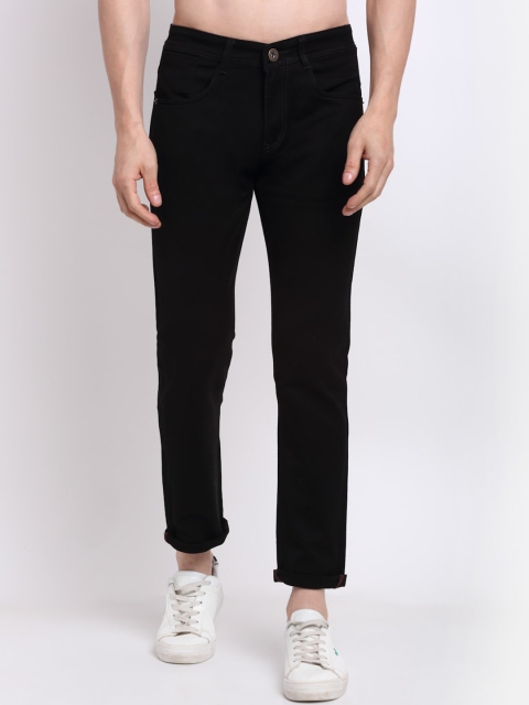 

Rodamo Men Black Slim Fit Stretchable Jeans