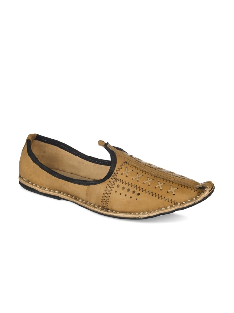 

Hulya Men Brown Leather Mojaris