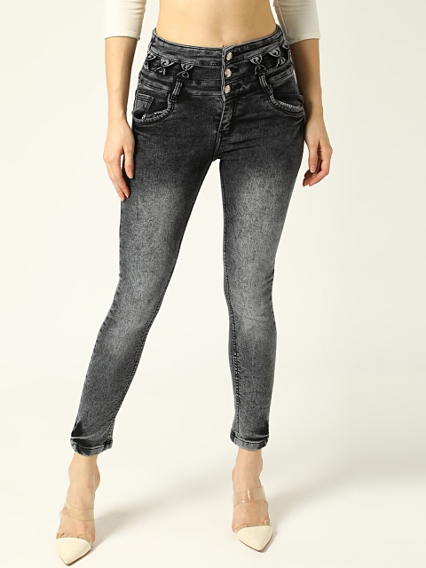 

V2 Value & Variety Women Black Heavy Fade Jeans