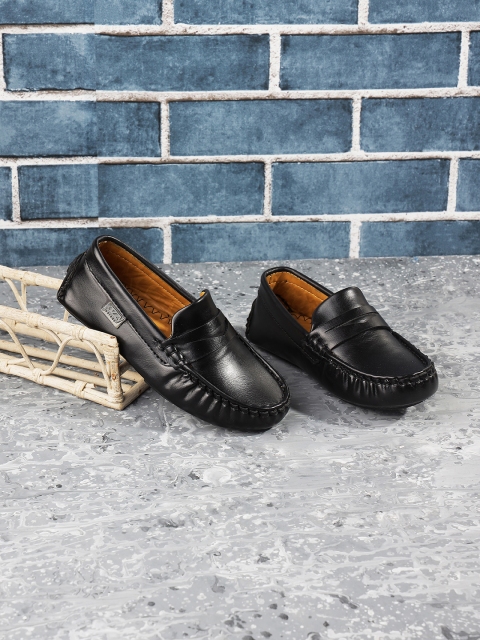 

Jazzy Juniors Boys Black Driving Shoes