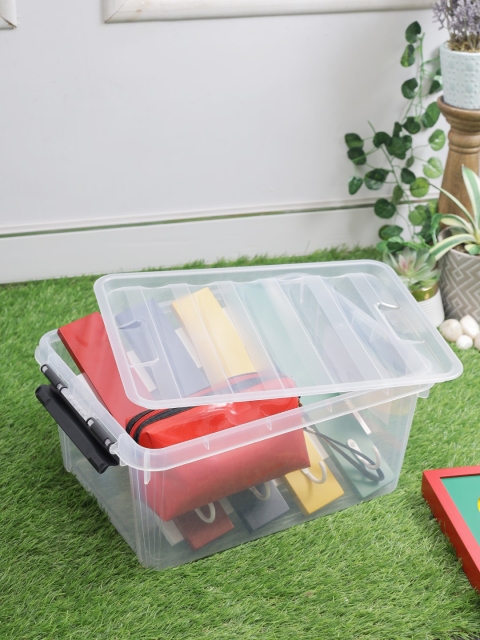 

Lock & Lock Inplus Easy Clip Plastic Storage Box, Transparent