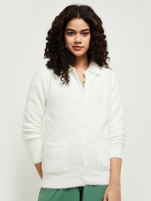 

max Women Beige Cardigan Sweater