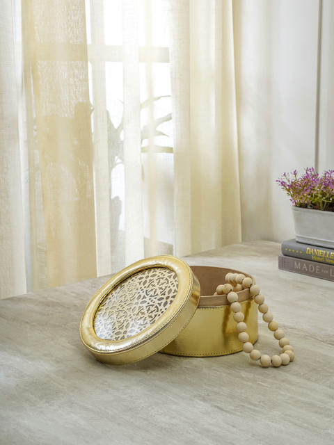 

Pure Home and Living Gold-Toned Pure Home and Living Gold-Toned Textured Jewellery Organiser