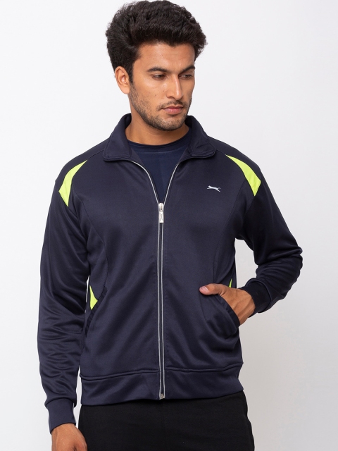 

Black Panther Men Navy Blue Lightweight Sporty Jacket