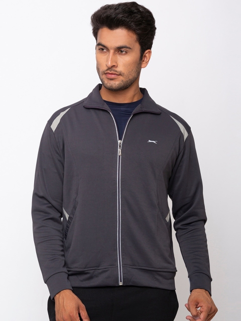 

Black Panther Men Charcoal Lightweight Sporty Jacket