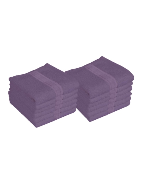 

Lushomes Pack of 12 Light Purple 450 GSM Super Soft Cotton Face Towels
