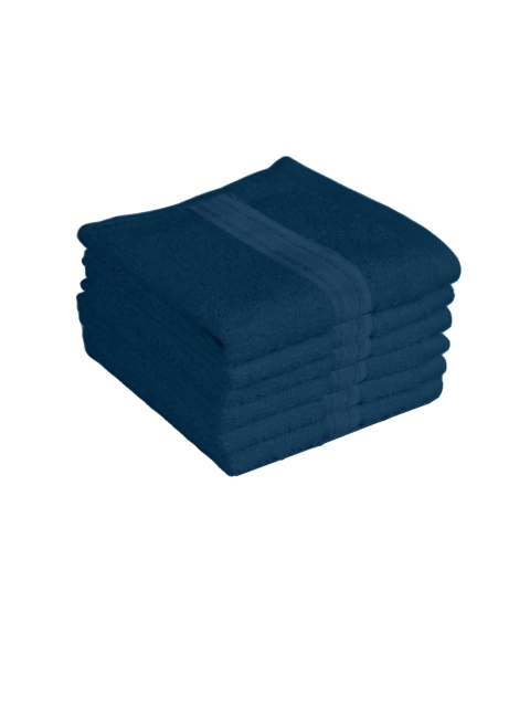 

Lushomes Set of 12 Blue Super Soft and Fluffy Cotton 450 GSM Face Towel