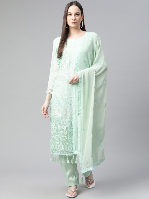 

Readiprint Fashions Green Embroidered Unstitched Dress Material