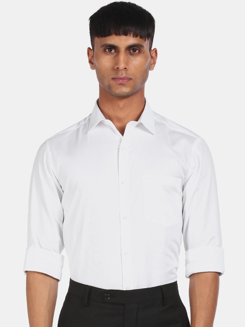 

Arrow Men White Opaque Printed Casual Shirt