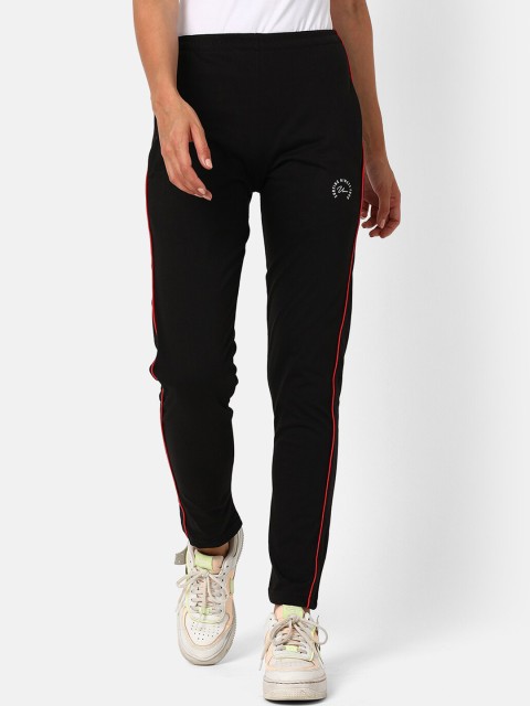 

V2 Value & Variety Women Black Solid Track Pants