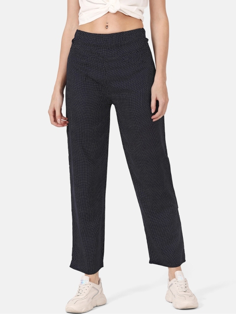 

V2 Value & Variety Women Black Textured Lounge Pants