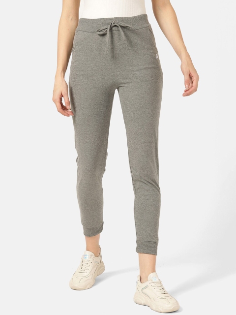 

V2 Value & Variety Women Grey Solid Mid Rise Joggers
