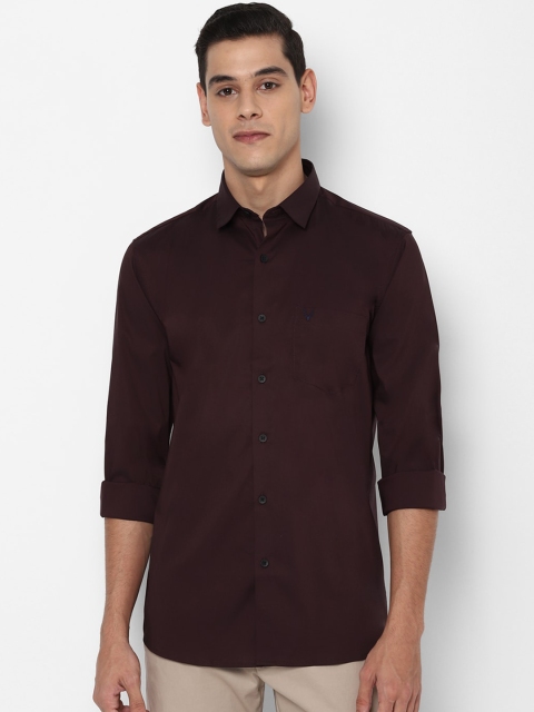 

Allen Solly Men Brown Slim Fit Opaque Casual Shirt
