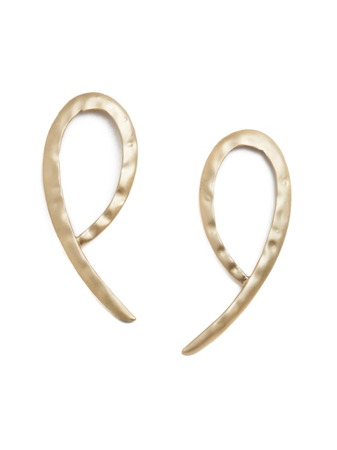 

Blisscovered Gold-Toned Geometric Drop Earrings