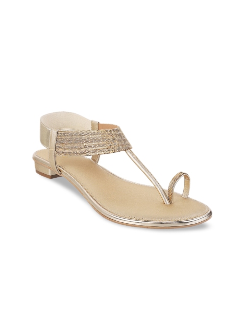 

Mochi Gold-Toned Block Sandals