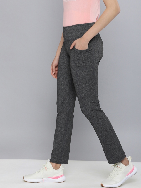 

Skechers Women Grey Solid Straight Fit Mid Rise Gowalk Pants
