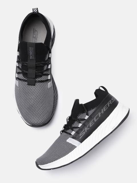 

Skechers Men Black & Grey Balance Anchor Walking Shoes