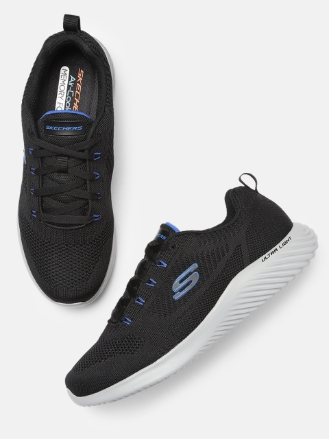 

Skechers Men Black Bounder-Rinset Sneakers