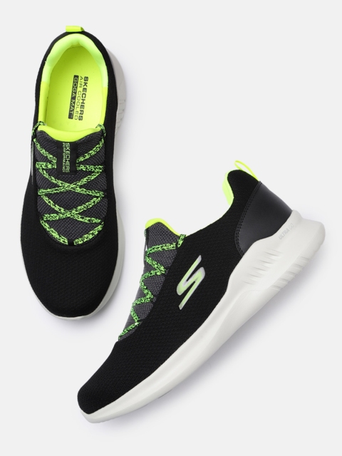 

Skechers Men Black and Flourescent Green Go Mojo 2.0 - Lucite Road Running Shoes