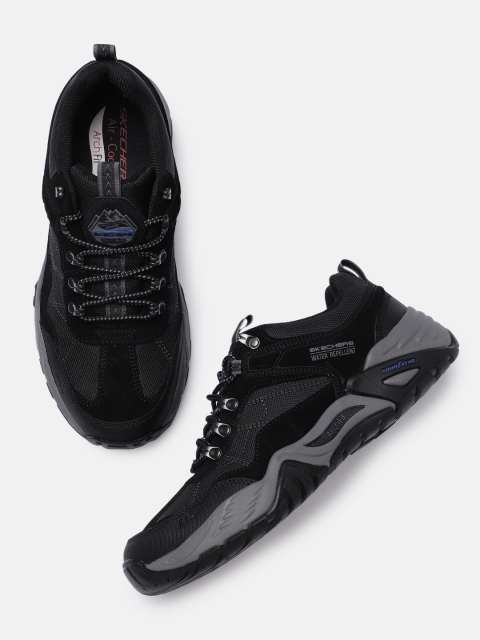 

Skechers Men Black ARCH FIT RECON - HARBIN Leather Sneakers