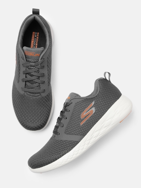 

Skechers Men Charcoal Grey Go Run 600 - Circulate Road Running Shoes