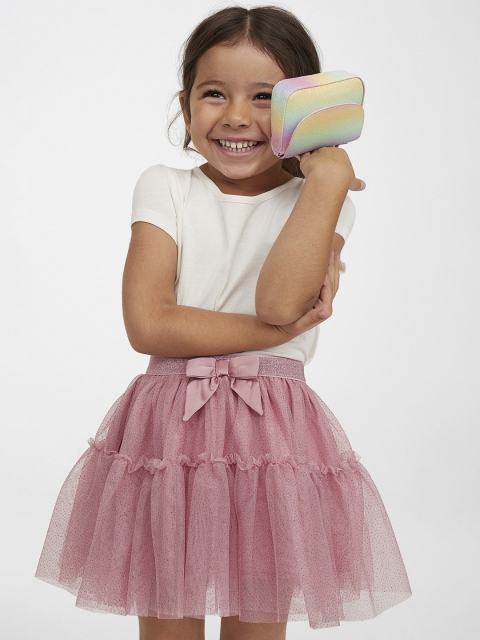 

H&M Girls Pink Glittery Tulle Skirt