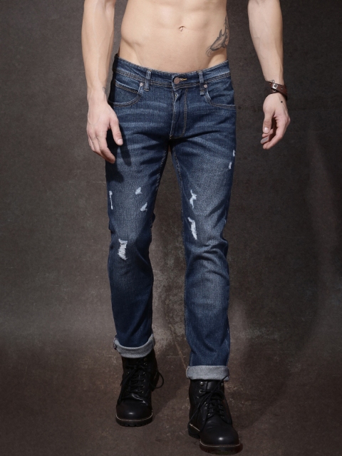 

Roadster Men Blue Mid-Rise Mildly Distressed Jeans