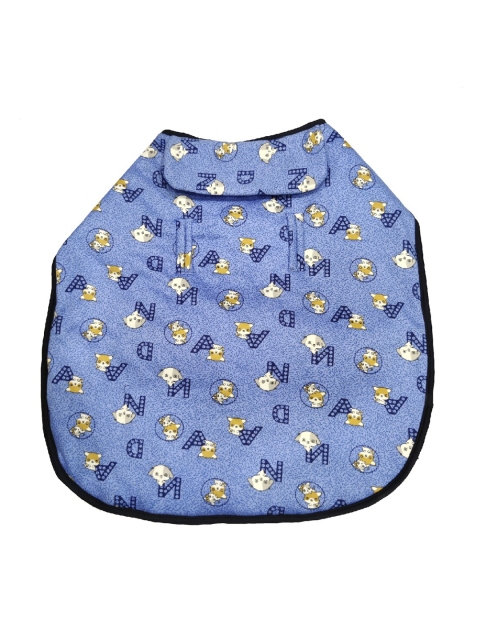 

PETS EMPIRE Blue & White Printed Dog Jacket
