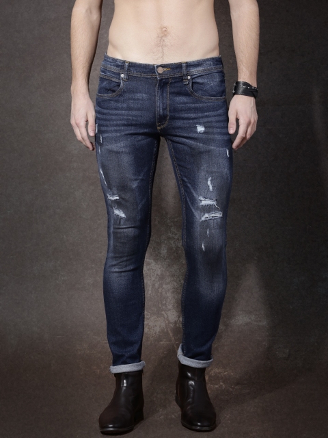 

Roadster Men Blue Mid-Rise Mildly Distressed Jeans