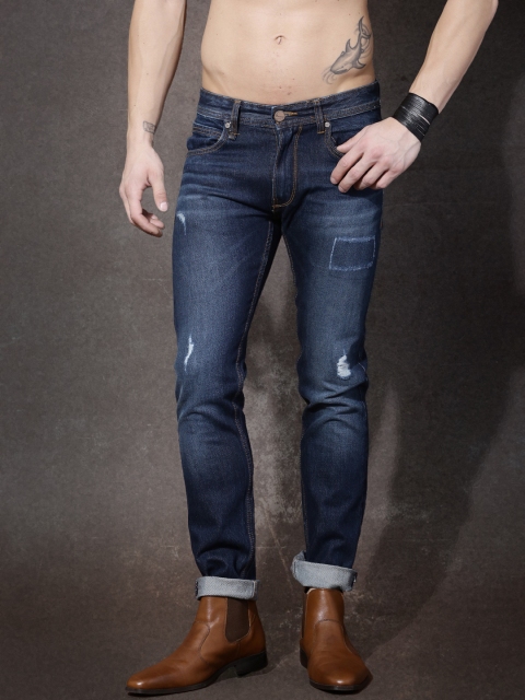 

Roadster Men Blue Mid Rise Mildly Distressed Jeans