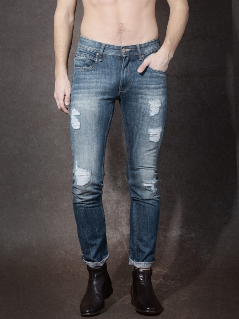 

Roadster Men Blue Mid Rise Mildly Distressed Jeans