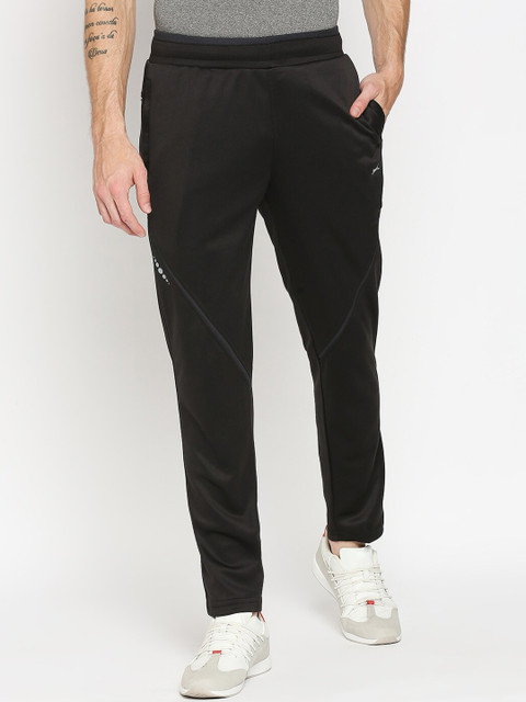 

Black Panther Men Black Solid Slim-Fit Track Pants