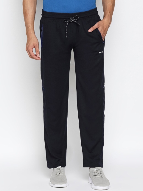 

Black Panther Men Navy Blue Solid Act Fit Track Pants