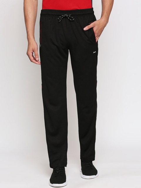 

Black Panther Men Black Solid Act-Fit Track Pants