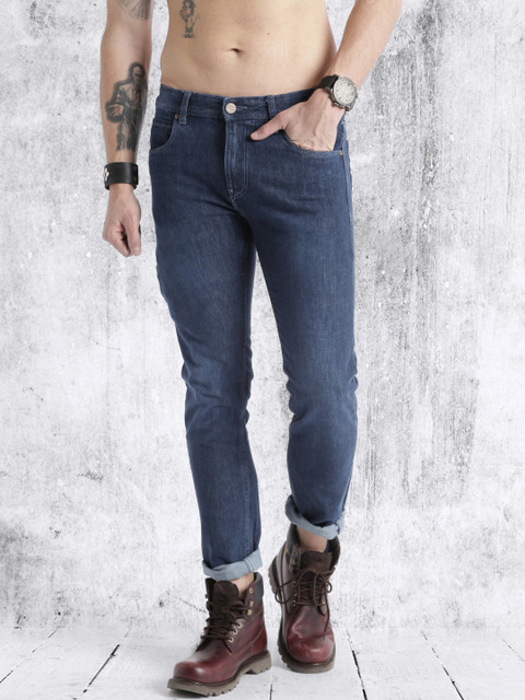 

Roadster Men Blue Slim Fit Mid-Rise Jeans