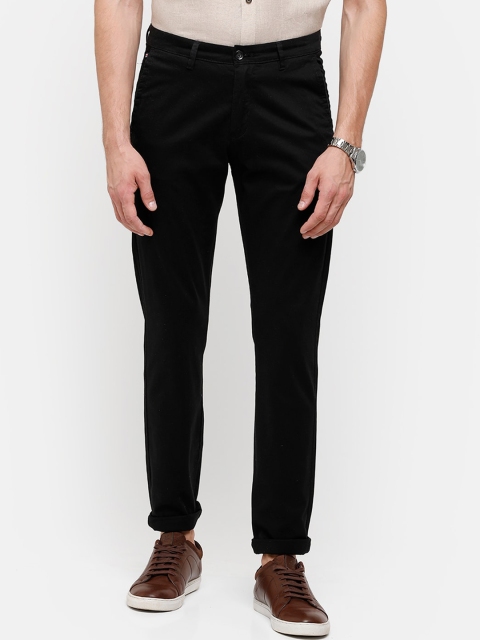 

Double Two Men Black Slim Fit Chinos Trousers